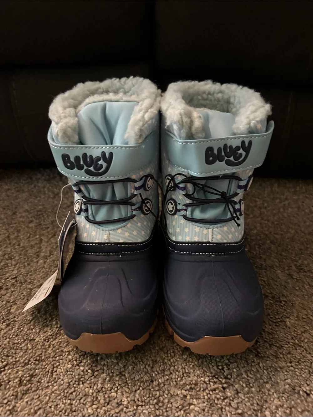 Bluey Kids Winter Snow Boots rated for -20 C